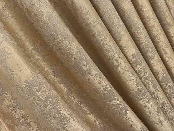 Комплект готових штор VR-Textil Жакард Sultan YL № 1205ш Медово-золотистий 130х270 см 2 шт (39-995) Київ