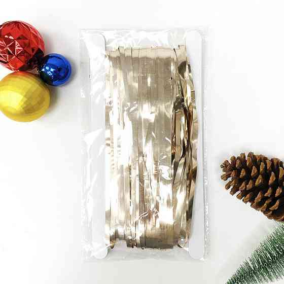 Дождик для фотозоны 1 м на 1 м шампань Киев