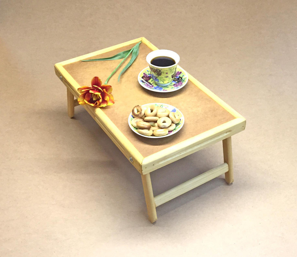 Столик-піднос для сніданку "Даллас" ваніль Миколаїв - фото 2