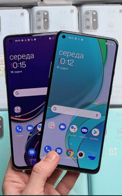 Смартфон One Plus 8T 12/256Gb Lunar Silver /Aguamarine Green Київ - фото 3