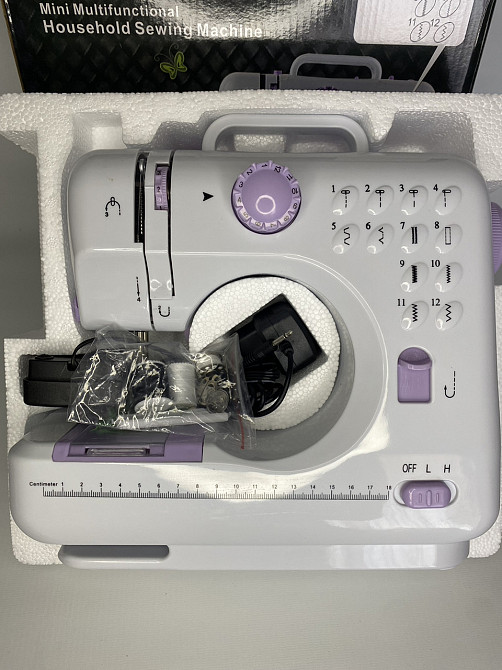 Багатофункціональна портативна швейна машинка з оверлоком Digital Sewing Machine FHSM-505 Одеса - фото 2