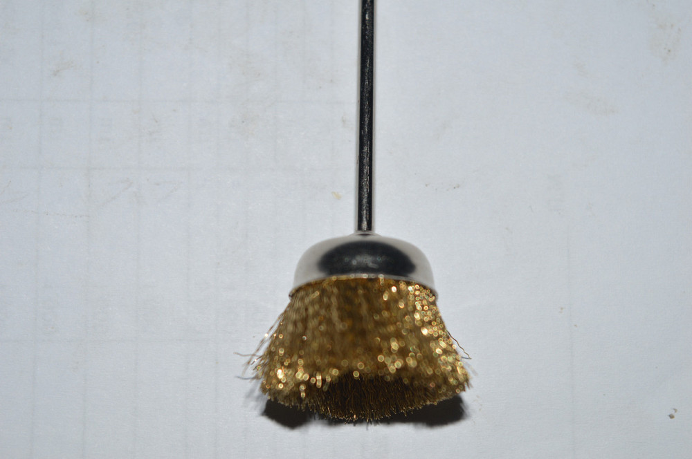 Щетка конусная Ø15 (латунь) Полтава - изображение 1