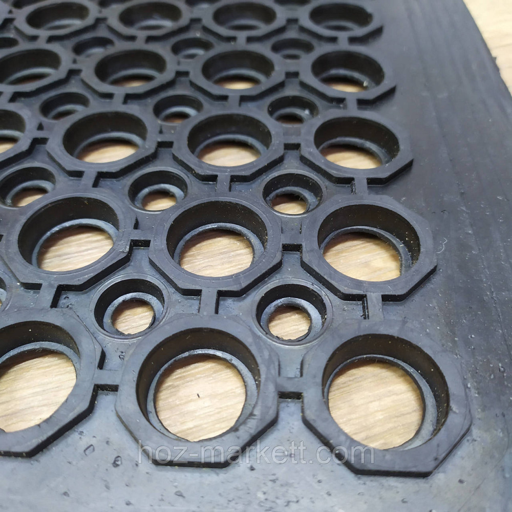 Коврик 90 х 60 см резиновый скандинавия грязезащитный килим Харьков - изображение 3