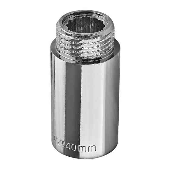 Подовжувач Europroduct EP.E040.Chr - 1/2"MF-40мм хром (EP6126) Київ