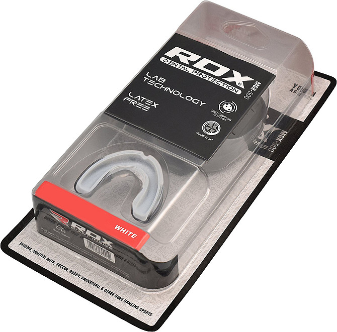 Капа боксерська RDX GEL 3D Elite White Кам'янське - фото 6