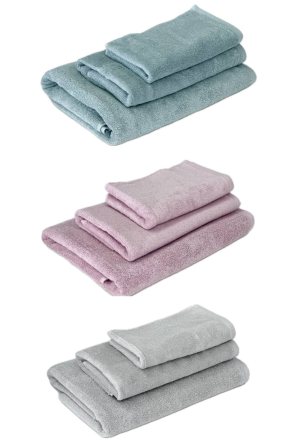 Комплект рушників Ideal Textile Pastel 30х70+50х90+70х140 см 500 г/м2 (56861109) Чернівці