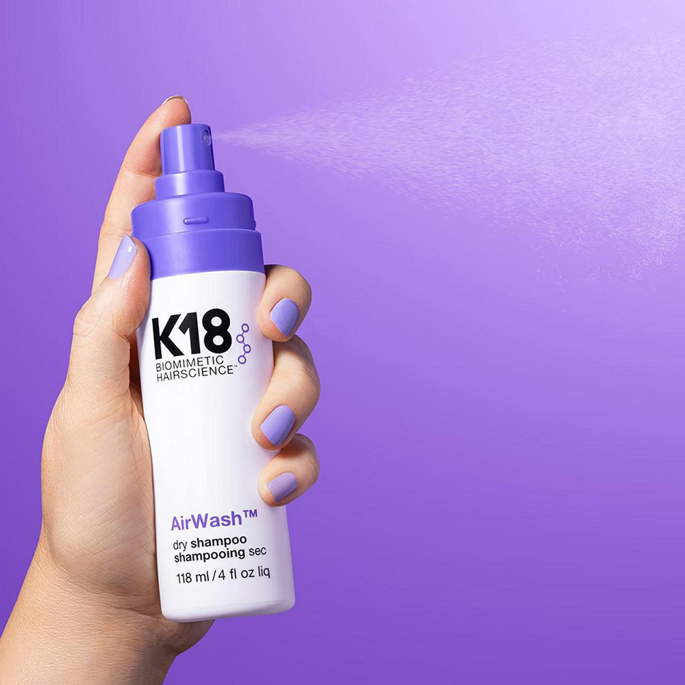 Сухой шампунь K18 AirWash — уменьшает жирность и устраняет запахи / 118 мл Славянск - изображение 5