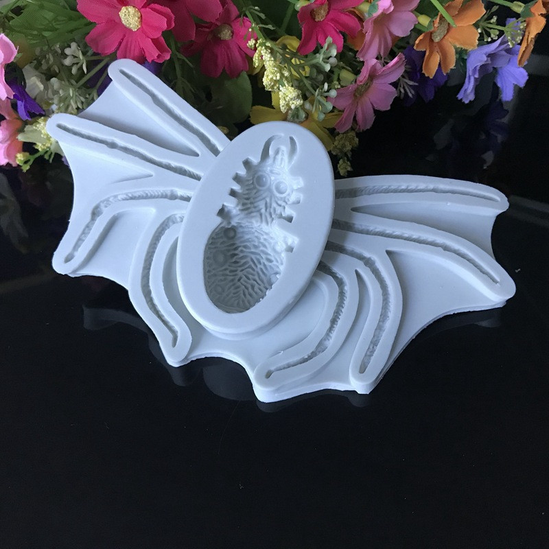 Молд силиконовый Паук 167 на 91 мм серый Киев - изображение 6