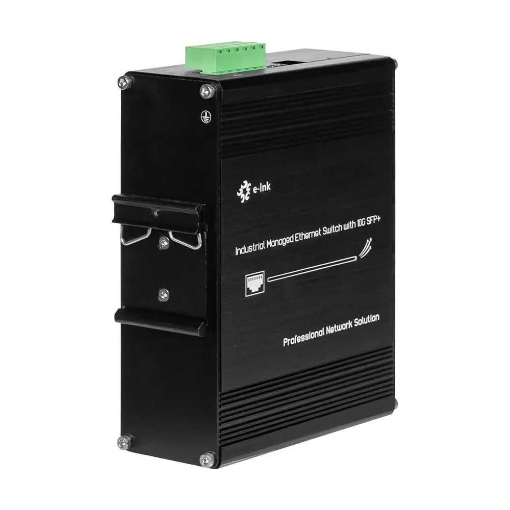 PoE-комутатор 14-портовий керований L2+ E-LINK ETH-IMC2408MP гігабітний з 8 портами PoE, 240W (73-00150) Київ - фото 5