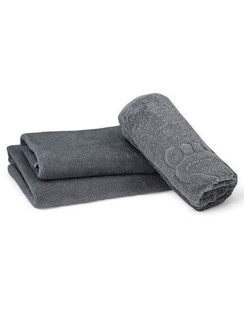 Комплект махрових рушників + килимок для ніг Ideal Textile Сірий Чернівці - фото 5