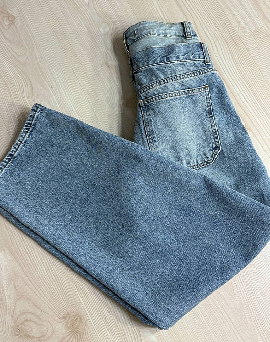 Джинсы женские Its Basic 4607-4 BARREL skater с двойным поясом голубые, голубой, 42, 42, 87 см, 115 см Киев - изображение 6