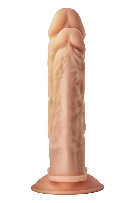 Фаллоимитатор двойной на присоске Dream ToysReal Love, термоактивный, бежевый Sex Aura Киев - изображение 8