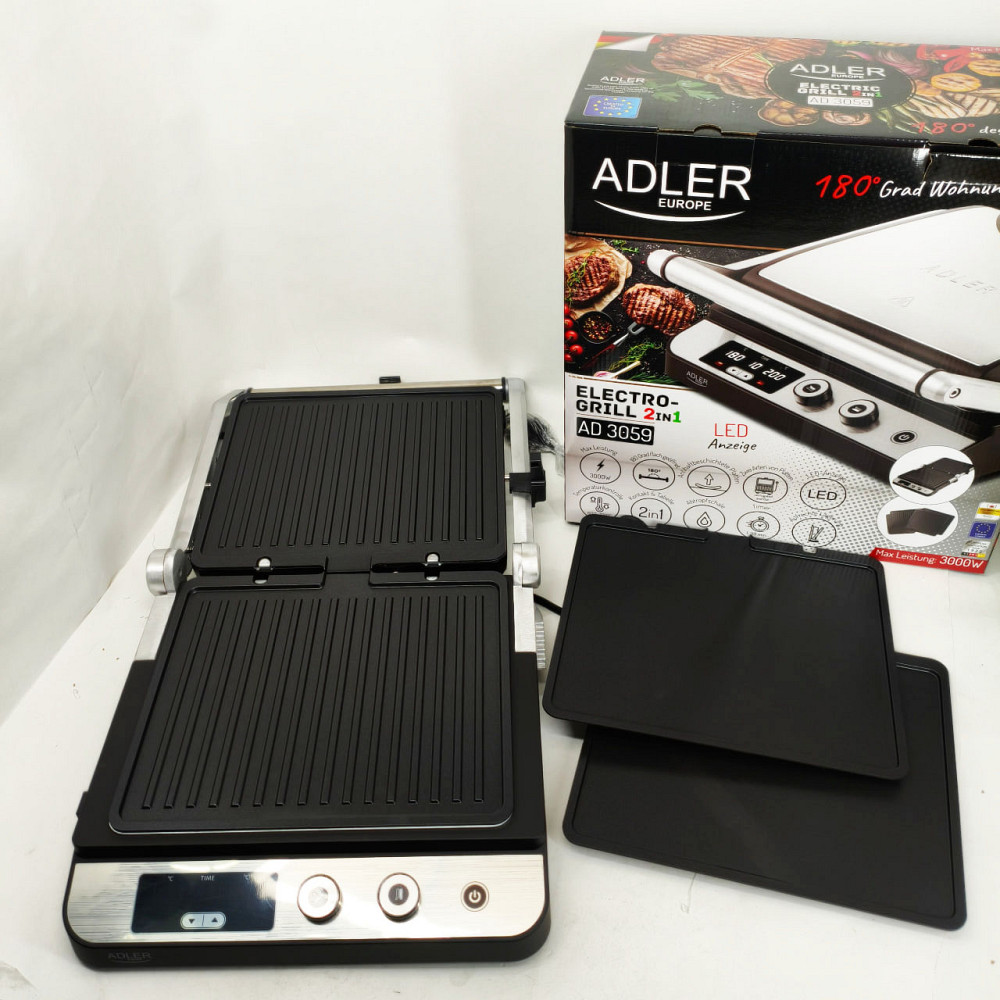 Кухонний гриль для м'яса, Сендвічниця з антипригарними панелями, Гриль контактний побутовий PJ-22 Львів - фото 4