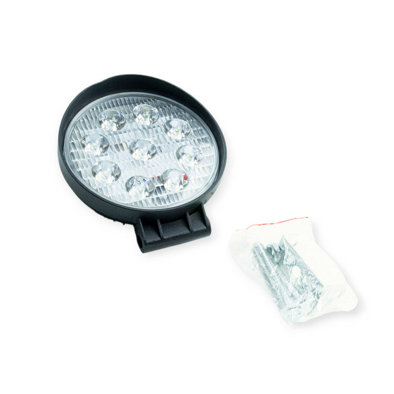 Фара LED круглая 110х42 (Дм Ш) 27W EPISTAR дальний дополнительная Мукачево - изображение 1