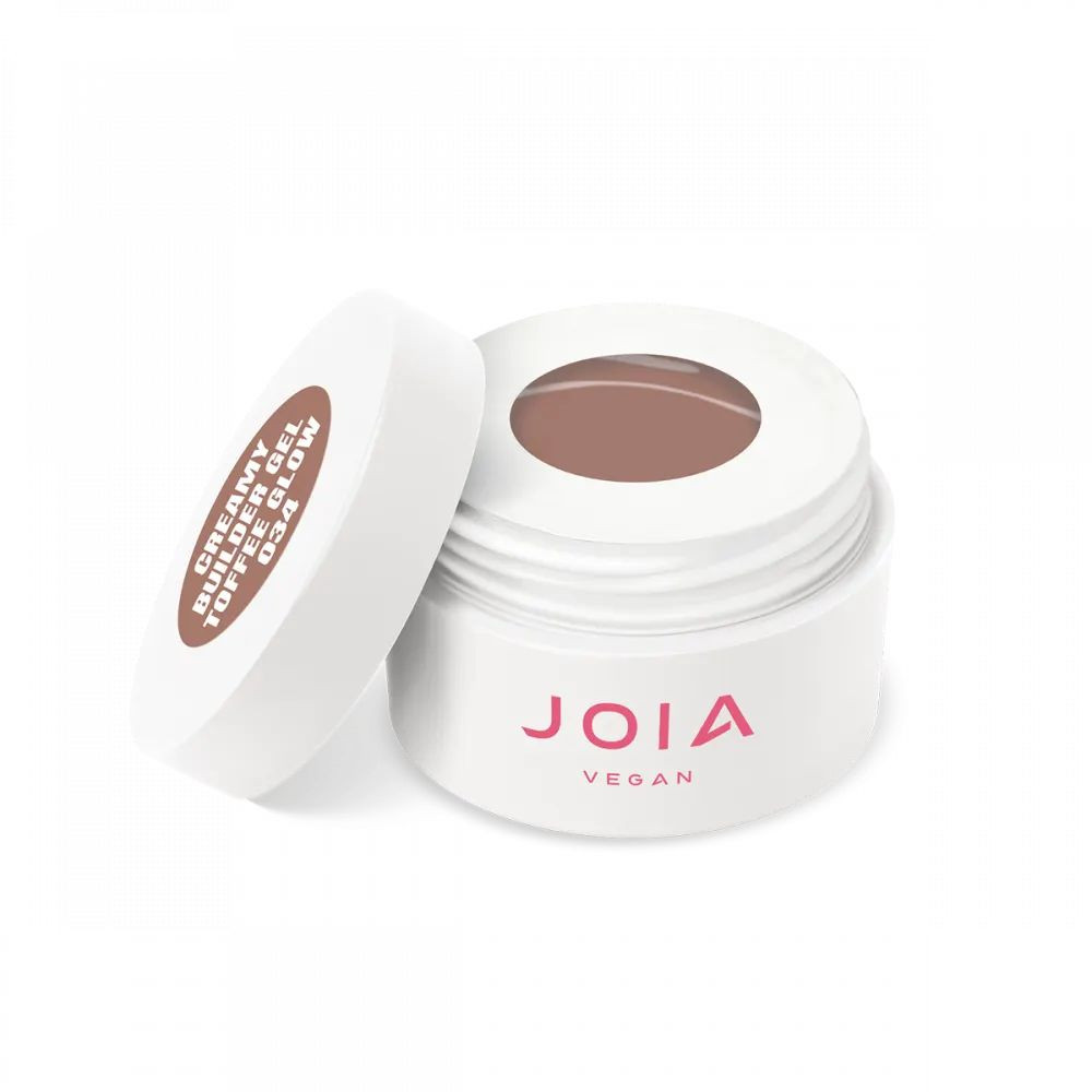 Моделирующий гель для ногтей Creamy Builder Gel 034 Toffee Glow JOIA vegan 15 мл Киев - изображение 7