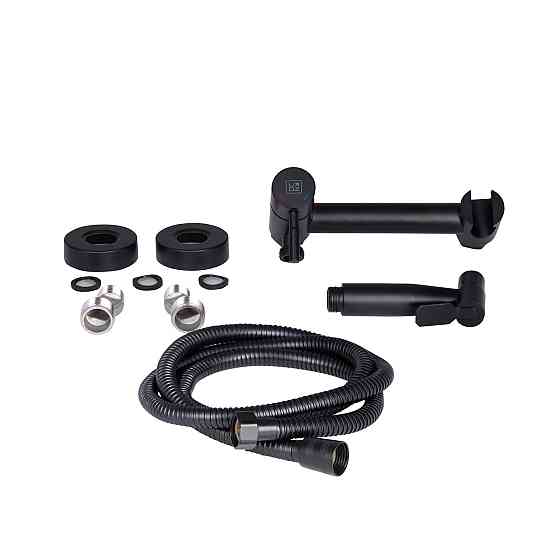 Набор для гигиенического душа со смесителем Lidz Aria 110 округлый LDARI110BLA43394 Black Киев