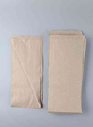 Пакет паперовий крафт бурий Куток 150х0х350, 40 г/м2 (100 шт.) Харків