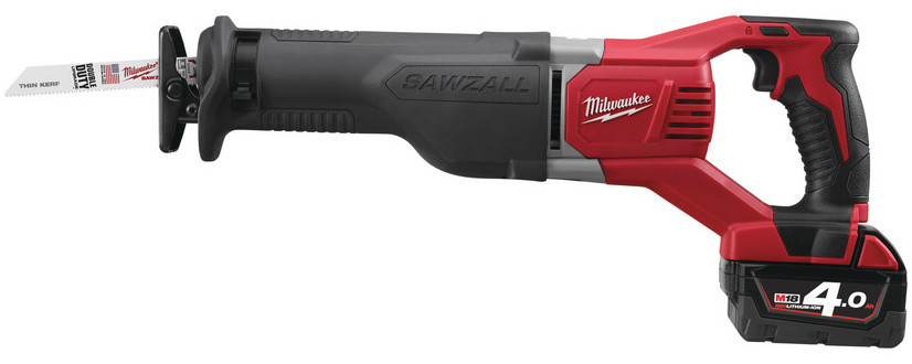 Пила сабельная аккумуляторная MILWAUKEE, M18 BSX-402C (зарядное устройство М12-18 С, 2 аккумулятора М18 В4 4Аг, полотно, кейс) Одесса - изображение 2