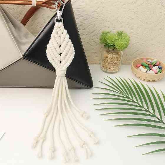 Набор макраме ручного вязания и для рукоделия брелока 