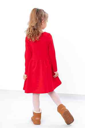 Платье для девочки теплое 