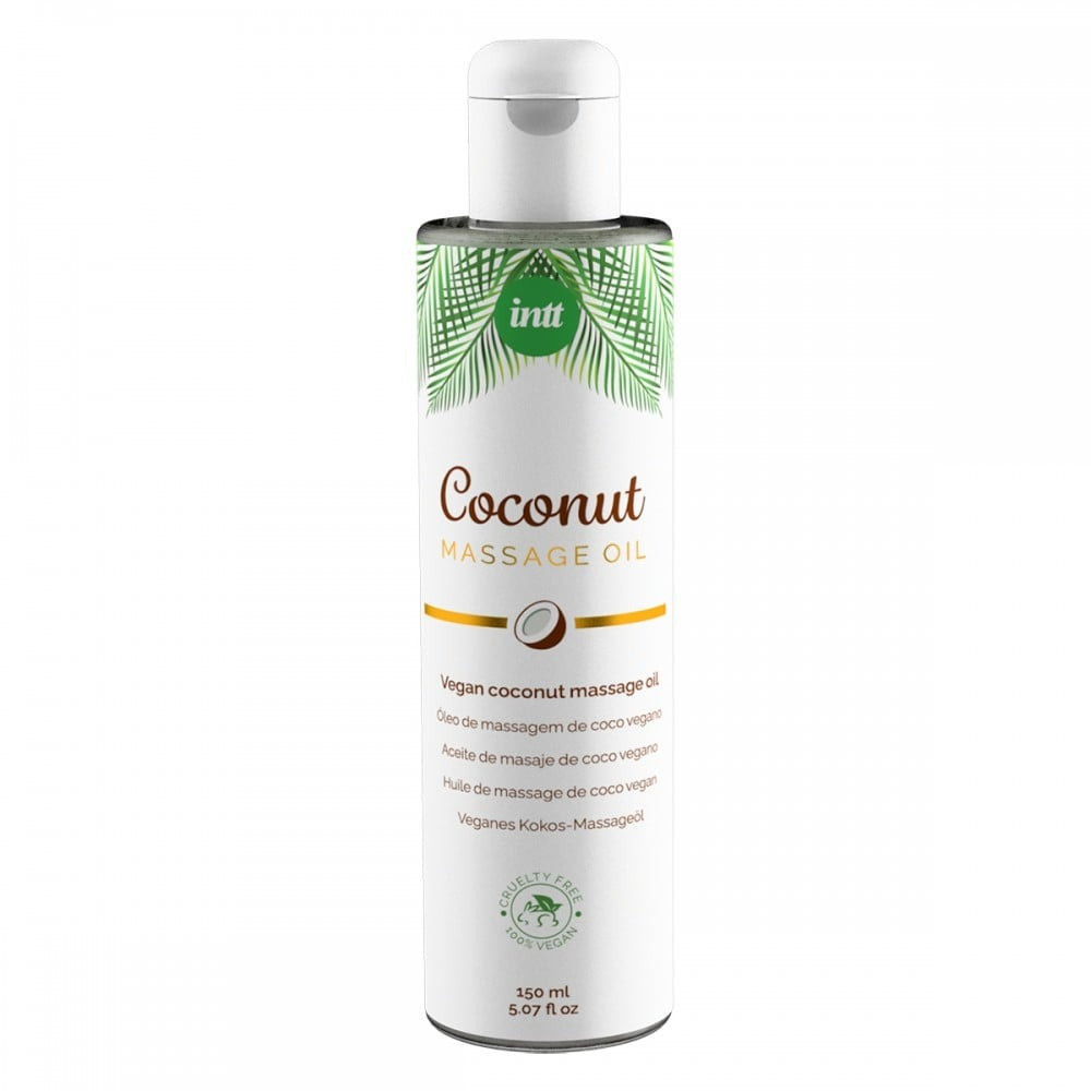 Олія для масажу Intt Coconut, 150 мл, з ароматом кокосу Sex Aura Київ - фото 1