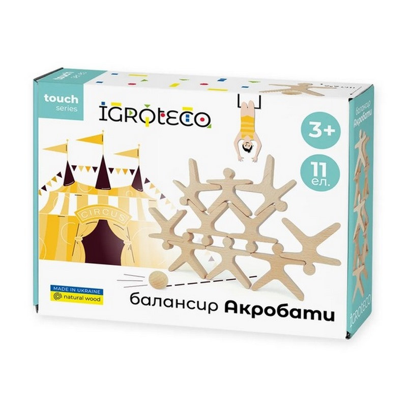 Детская развивающая игра балансир «Акробаты» 900491, 11 элементов Винница - изображение 2