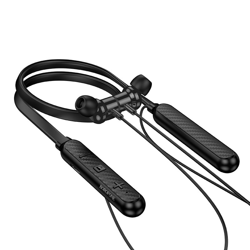 Беспроводные спортивные наушники BOROFONE BE72 Sun neck hanging BT earphones Black Одесса - изображение 7