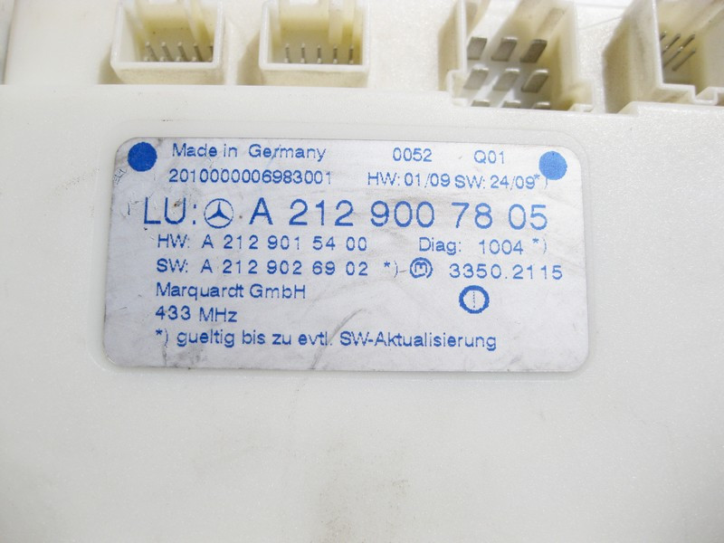 Mercedes-Benz  A2129007805 Блок управління Keyless-Go GLK X204 CLS C218 SLS C197 E-Class C207 C-Class W204 Одеса - фото 3