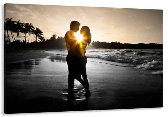 Картина холст в гостиную / спальню  Закохана пара  MLP_98 70x140 см Киев