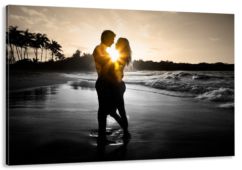 Картина холст в гостиную / спальню  Закохана пара  MLP_98 70x140 см Киев - изображение 1