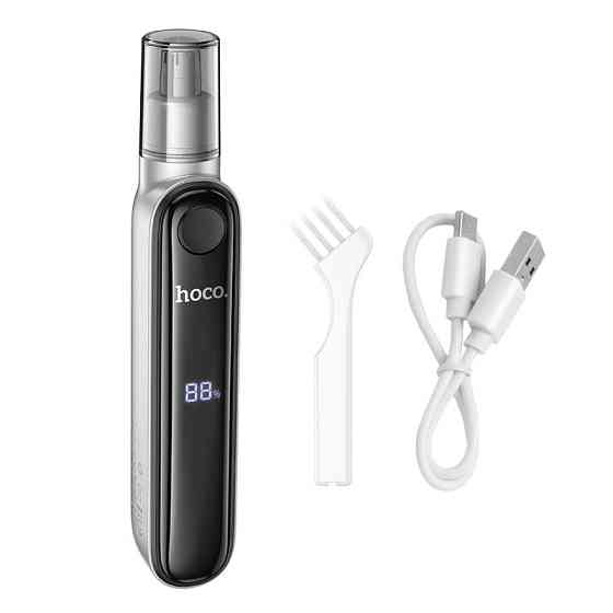 Тример для носа HOCO HP33 electric nose hair trimmer with display Metal gray Київ