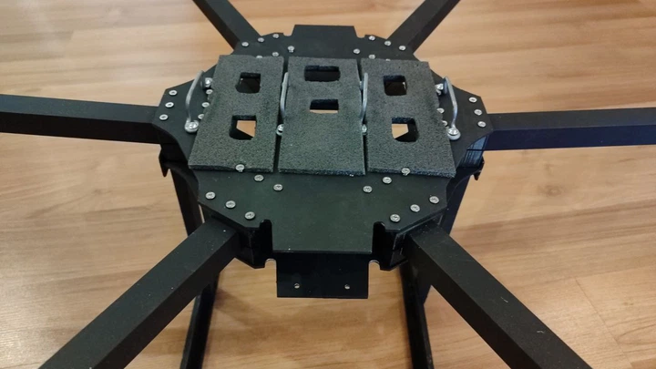 Рама 15" для дрона гексокоптера FPV дрона гексо 15 дюймів ФПВ алюмінієва рама мультикоптера, з алюмінію Bounce ar. G13-P2 Запоріжжя - фото 4