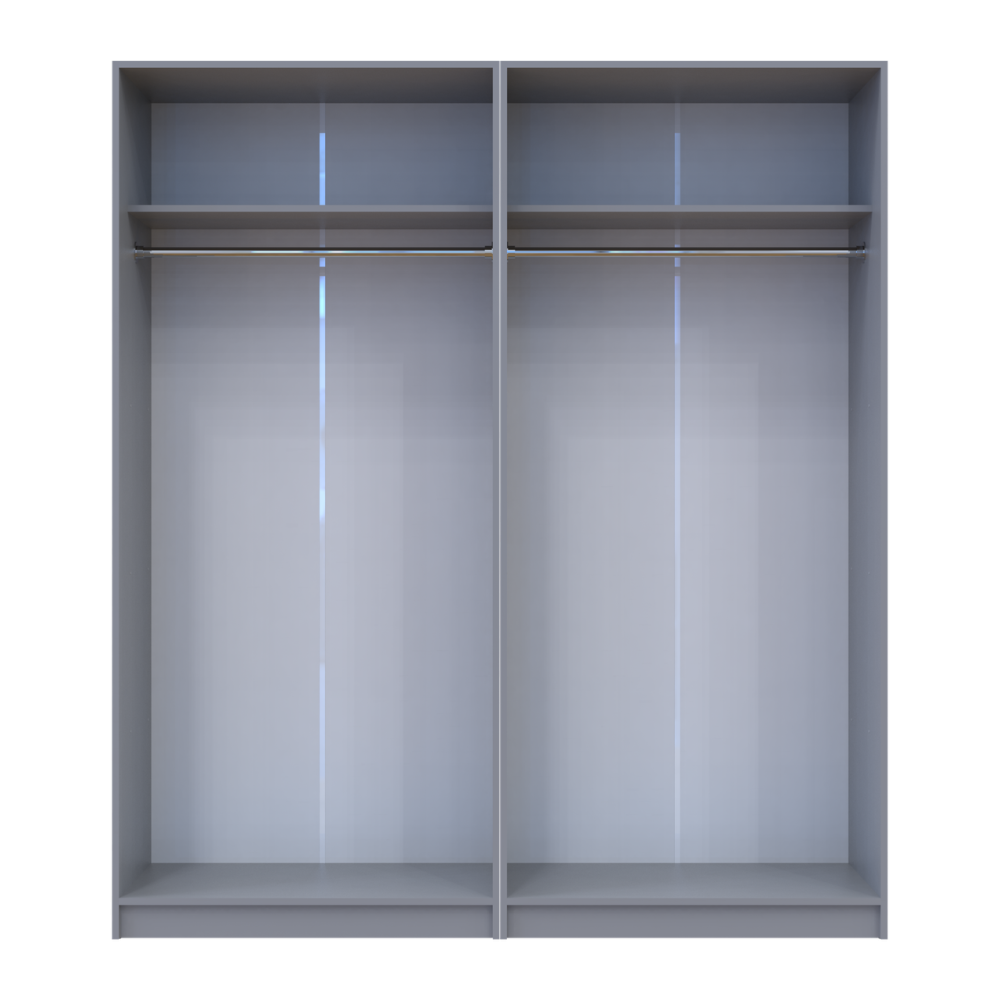 Шкаф для одежды Doros Промо Серый 2+2 ДСП 180х48х204 DRS-011630 (80737766) Львов - изображение 2