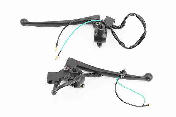 Важелі керма лівий, правий з кріпленням під дзеркало, к-кт 2шт (М10 правая) GY6 125-150 Київ