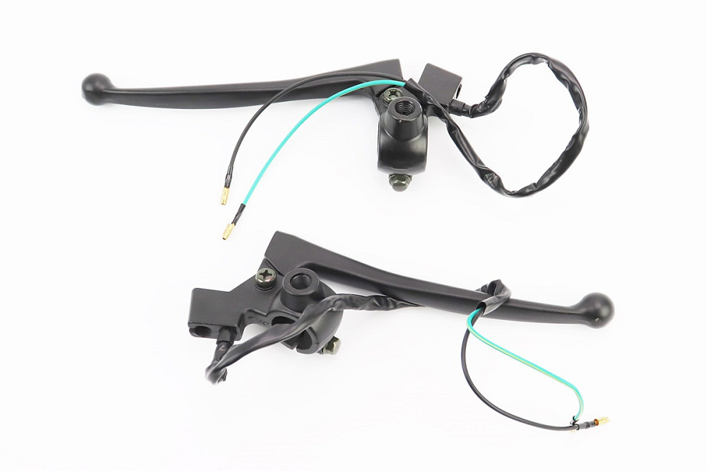 Важелі керма лівий, правий з кріпленням під дзеркало, к-кт 2шт (М10 правая) GY6 125-150 Київ - фото 1