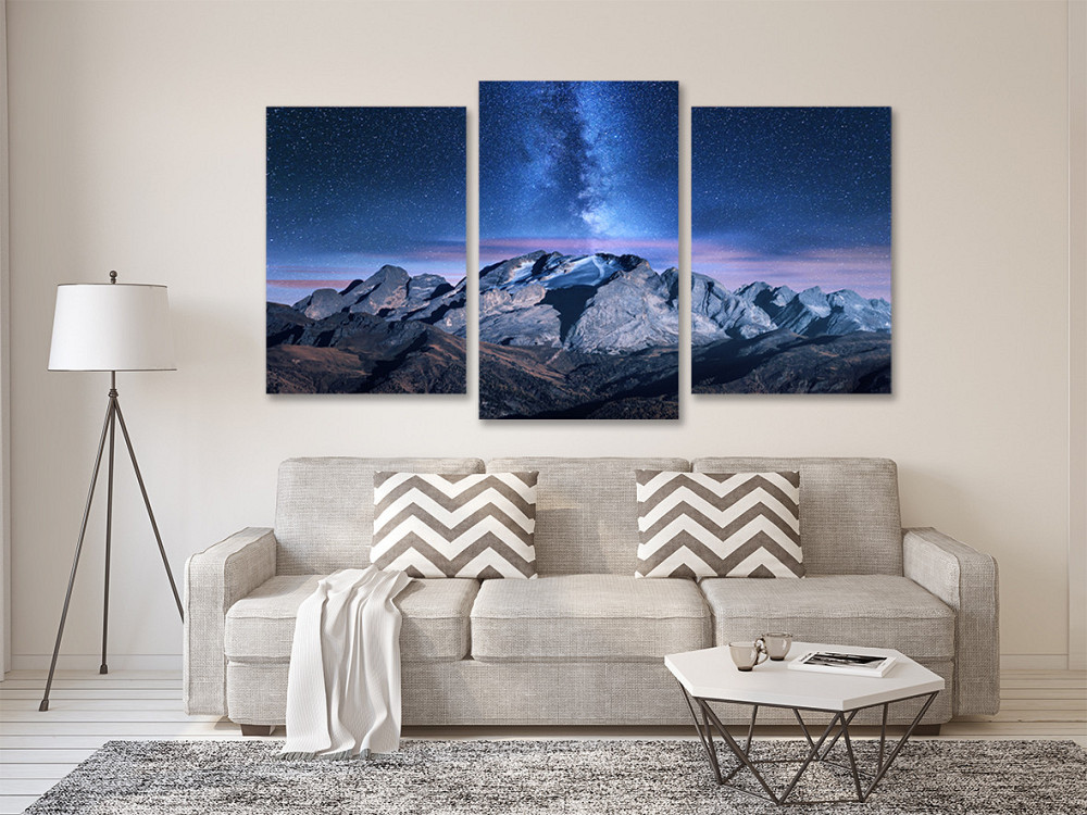Модульна картина у вітальню/ спальню Зоряне сяйво  Art-641_3 70x130 см Київ - фото 2