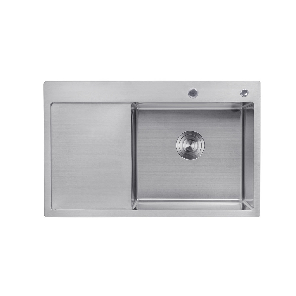 Кухонная мойка с нержавеющей стали Kroner KRP Gebürstet - 78х49RHM (3/1 мм) Киев - изображение 1