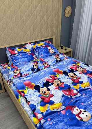 Комплект детского постельного белья Фланель, Koloco Полуторный 150х210 с разноцветным принтом (88-067) Киев