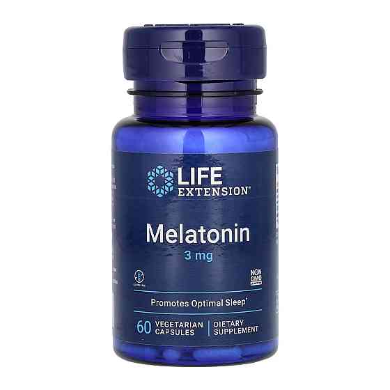 Мелатонін Life Extension Melatonin 3 мг 60 капсул Київ