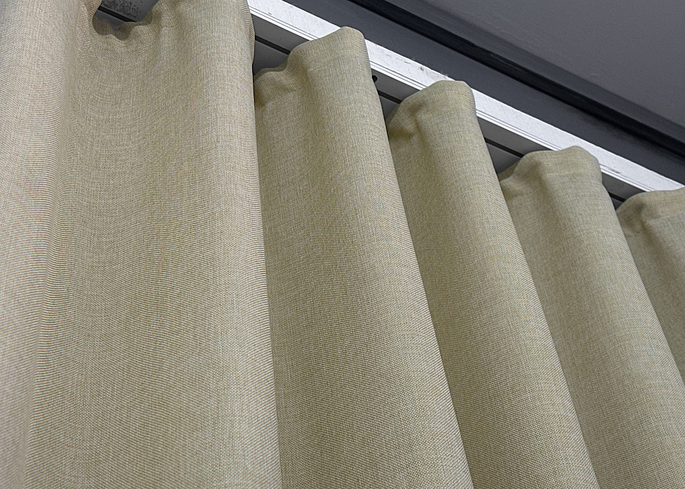 Однотонна тканина "Льон мішковина" висота 2,8м колір бежевий 114ш Київ - фото 9