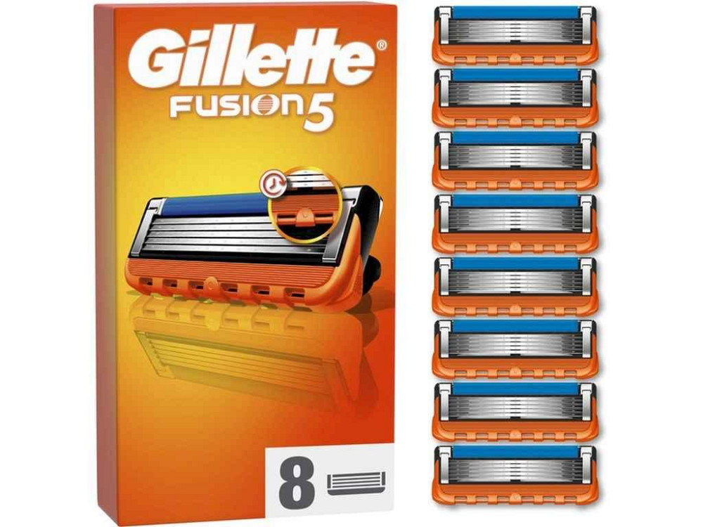 Змінні картриджі 8шт для гоління (леза) чоловічі Fusion5 ТМ GILLETTE Київ - фото 1