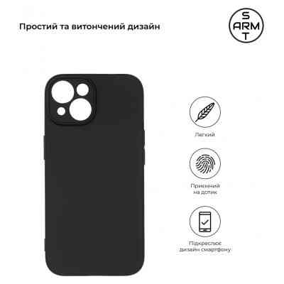 Чехол для мобильного телефона Armorstandart Matte Slim Fit Apple iPhone 15 Camera cover Black (ARM68245) Винница