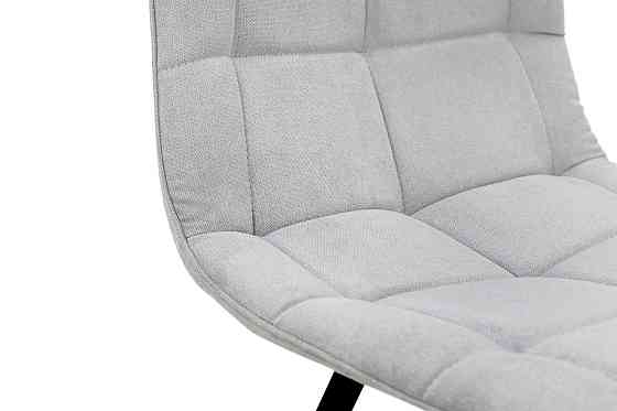 Стілець Софт, метал чорний/ тканина світло сіра Київ