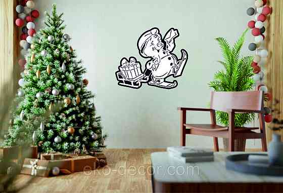 Декоративне настінне Панно «Сніговик», Декор на стену Київ