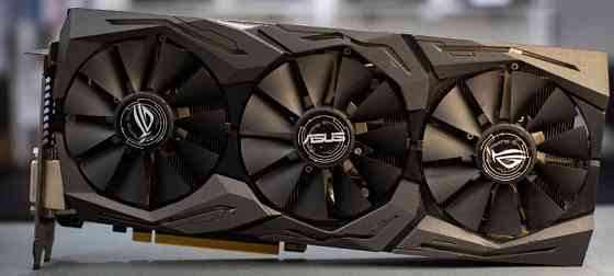 Холодна. Asus ROG Strix RX480 8gb 3-кулерна. Харків