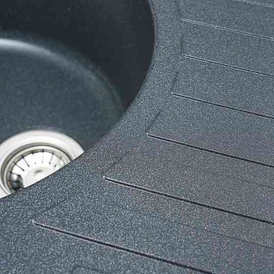 VALESO Гранітна мийка для кухні VALESO LIRA 7750 матова Антрацит Коломыя