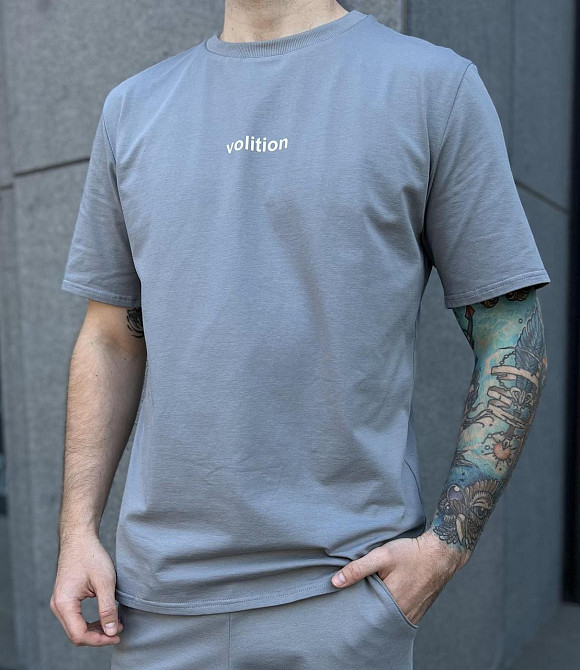 Футболка чоловіча Volition, колір сірий Київ - фото 1