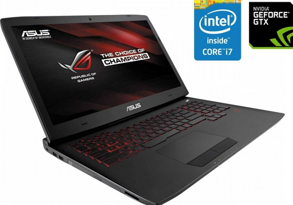 Игровой ноутбук Asus ROG G751JT 17.3 IPS i7-4710HQ GTX 970M SSD. Харьков - изображение 1