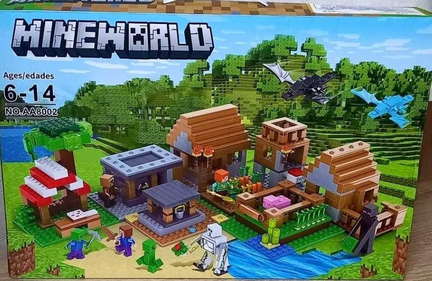 Лего Майнкрафт Деревня жителей с Драконами, 938 деталей Lego MINECRAFT. Харьков - изображение 6