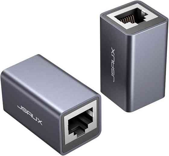Мережевий адаптер для подовження LAN «мама-мама» JSAUX RJ45 Ethernet 10 Гбіт/с Луцк